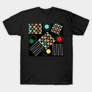 Colorful shapes Pattern T-Shirt